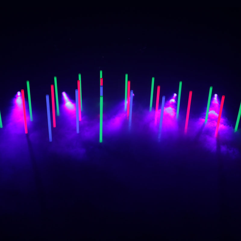 LED Light Pulse Tubes